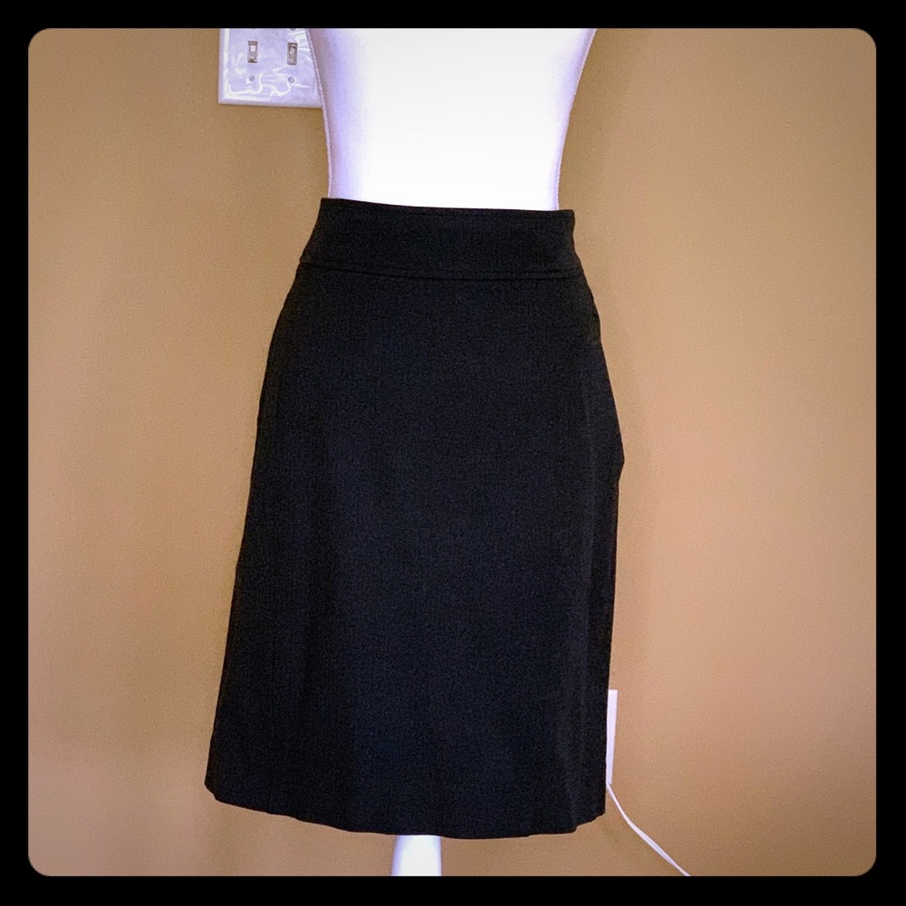 Never Been Worn - Banana Republic - Navy Blue Rear Kick Pleat Skirt
